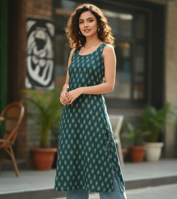Teal Tunic-Kurta